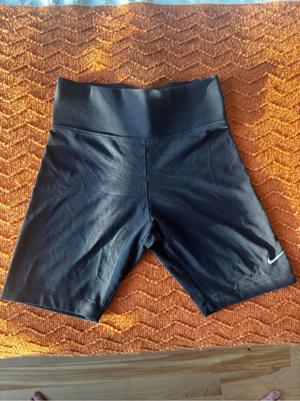 Nike Black High-Waist Bike Shorts
